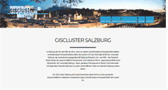 Desktop Screenshot of giscluster.at